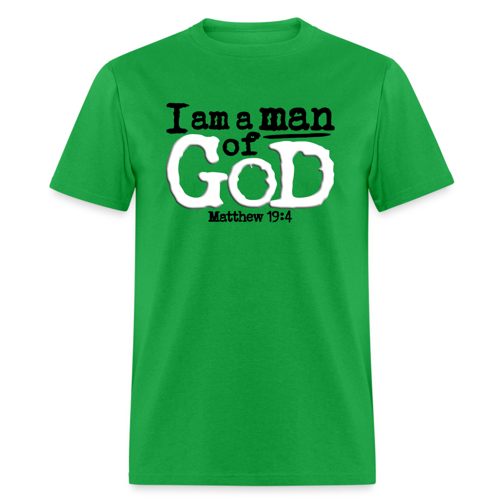 I Am a Man of God - bright green