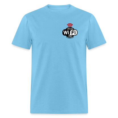 Jesus Strong Wireless Connection - aquatic blue
