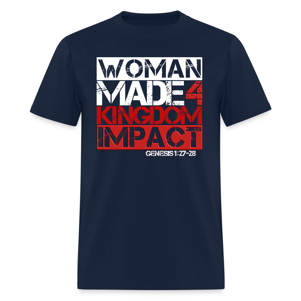Woman Made 4 Kingdom Impact - navy