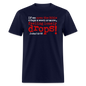 Open Bible Lonely Drops - navy