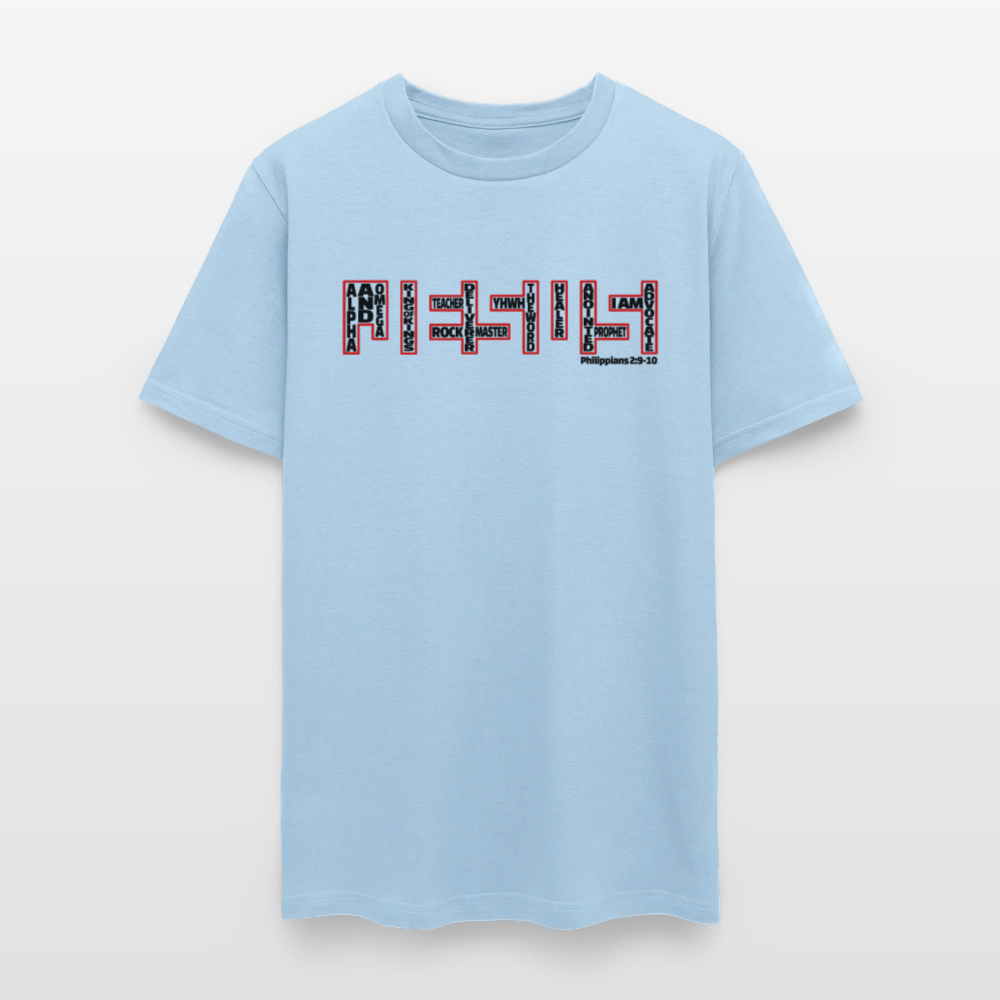 Jesus Name - powder blue