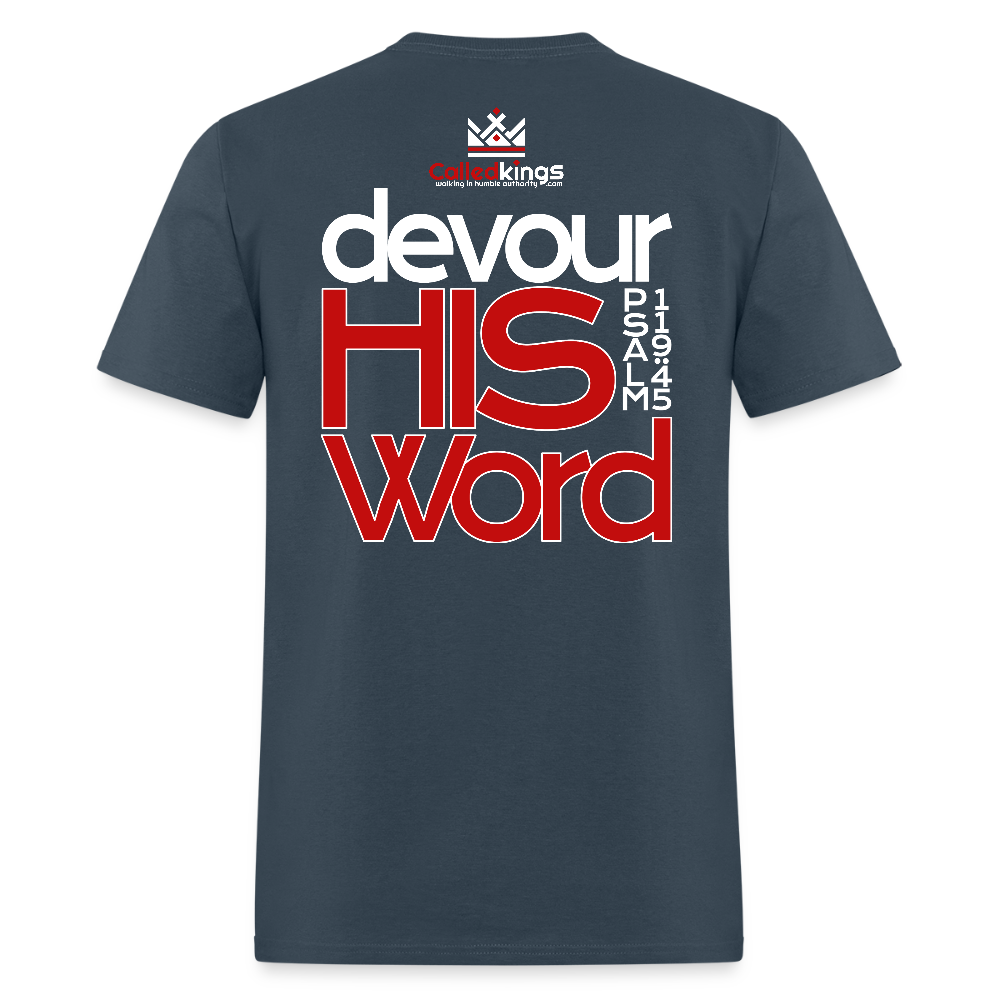 WTBSF? Devour His Word -  blue dusk