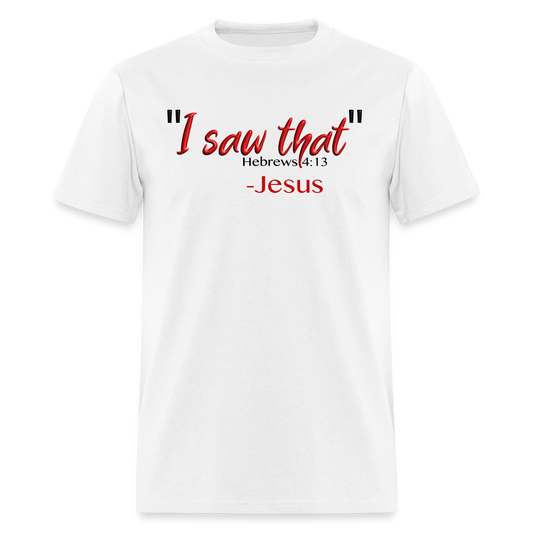I Saw That - white