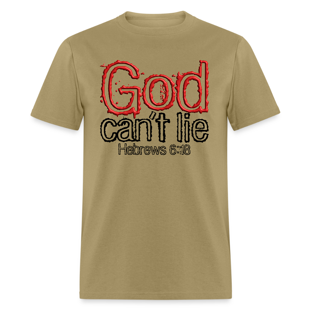 God Can't Lie - khaki