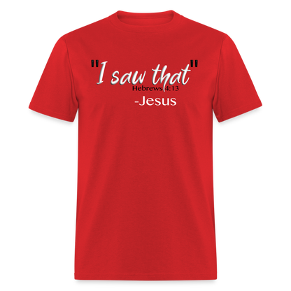 I Saw That - red