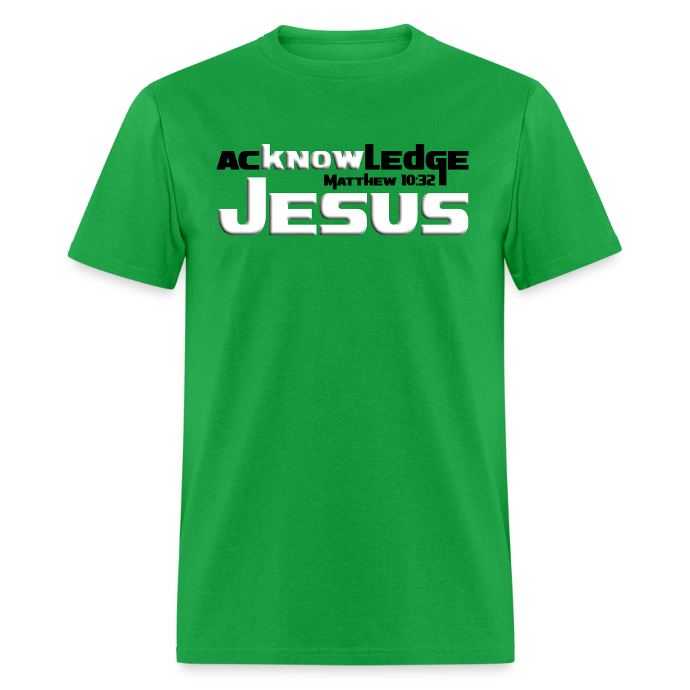 Acknowledge Jesus - bright green