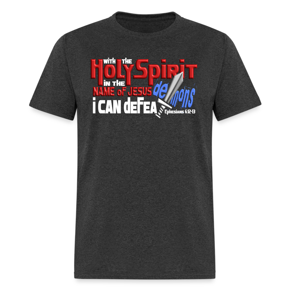 Holy Spirit Defeat Demons - heather black