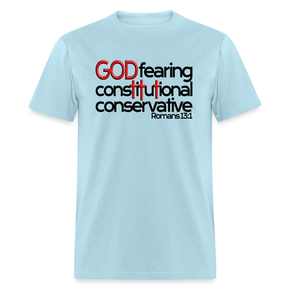 God Fearing Constitutional Conservative - powder blue