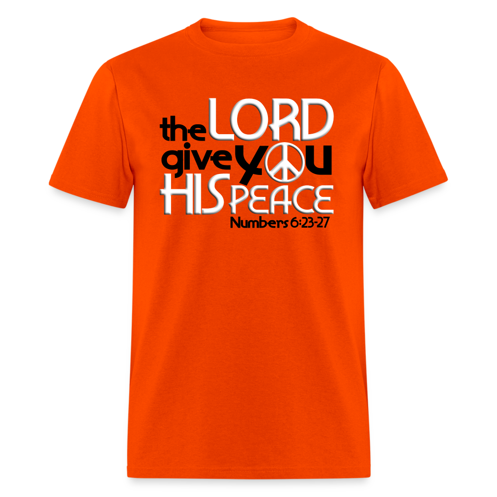 The Lord Give You His Peace - orange