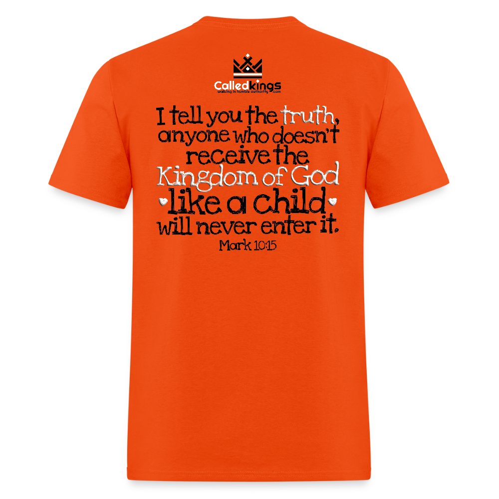 Childlike Faith - orange