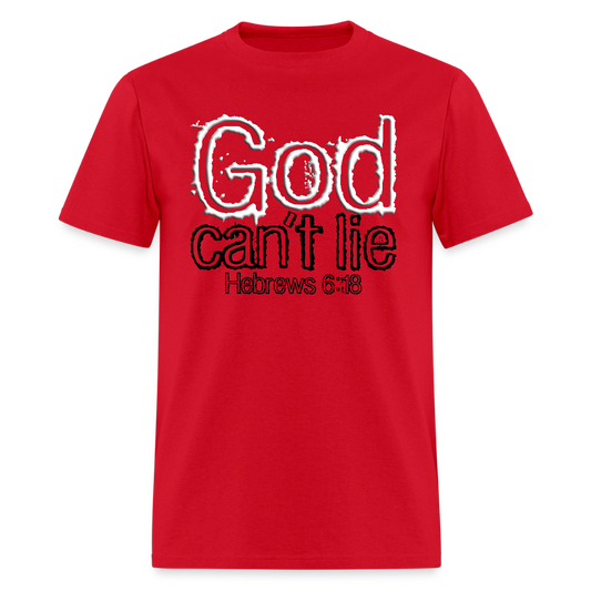 God Can't Lie - red