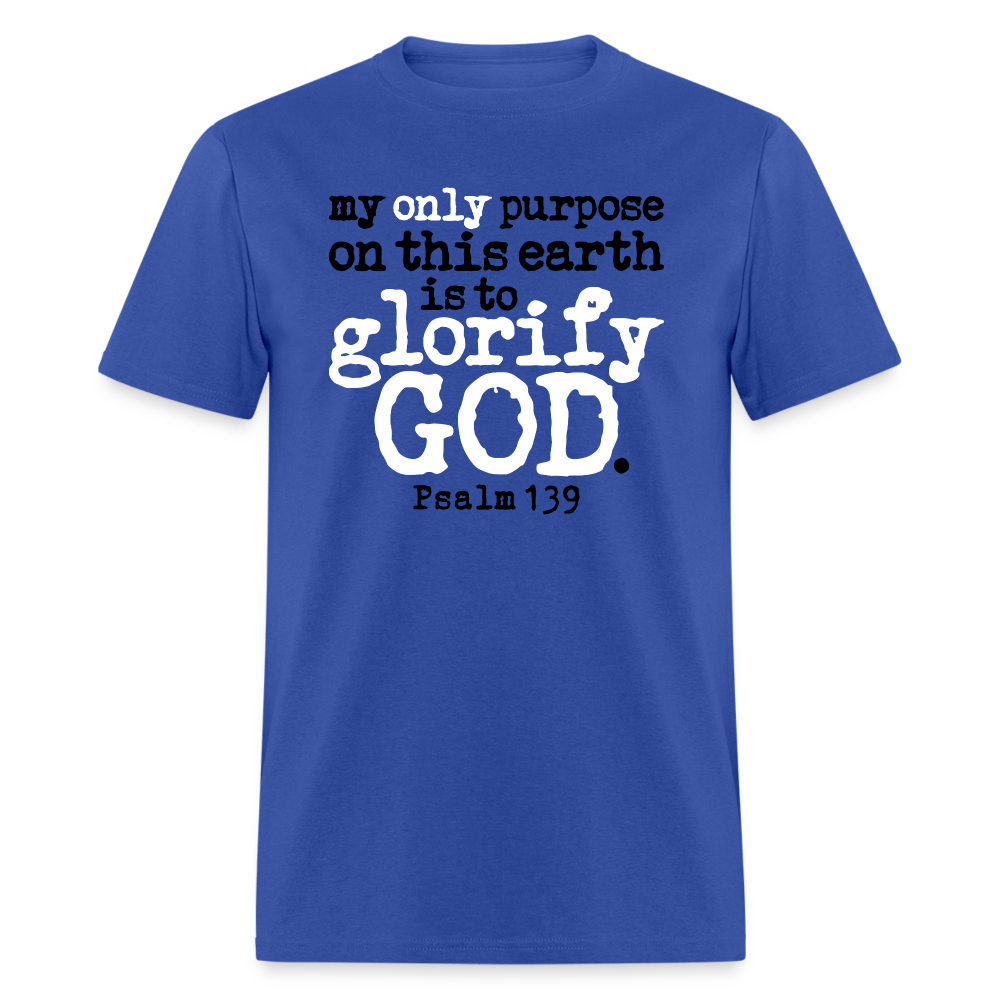 Only Purpose Glorify God - royal blue