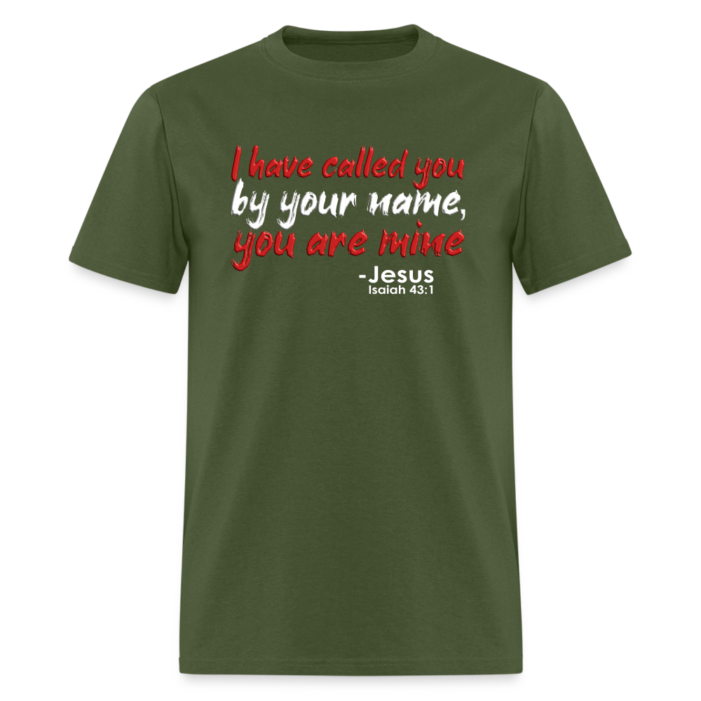 I Have Called You By Name - military green