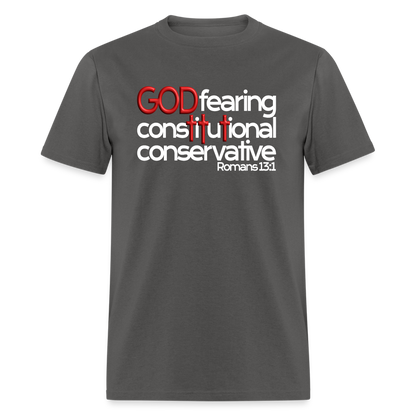 God Fearing Constitutional Conservative - charcoal
