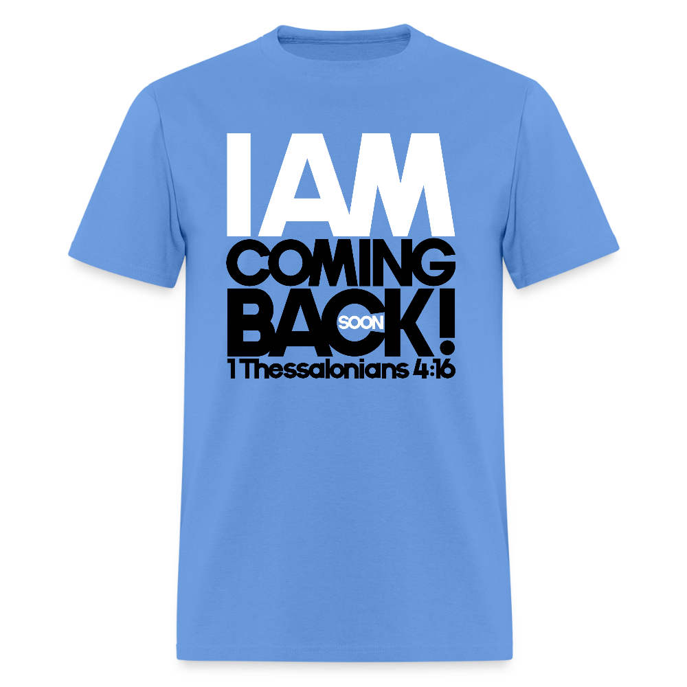 I Am Coming Back - carolina blue