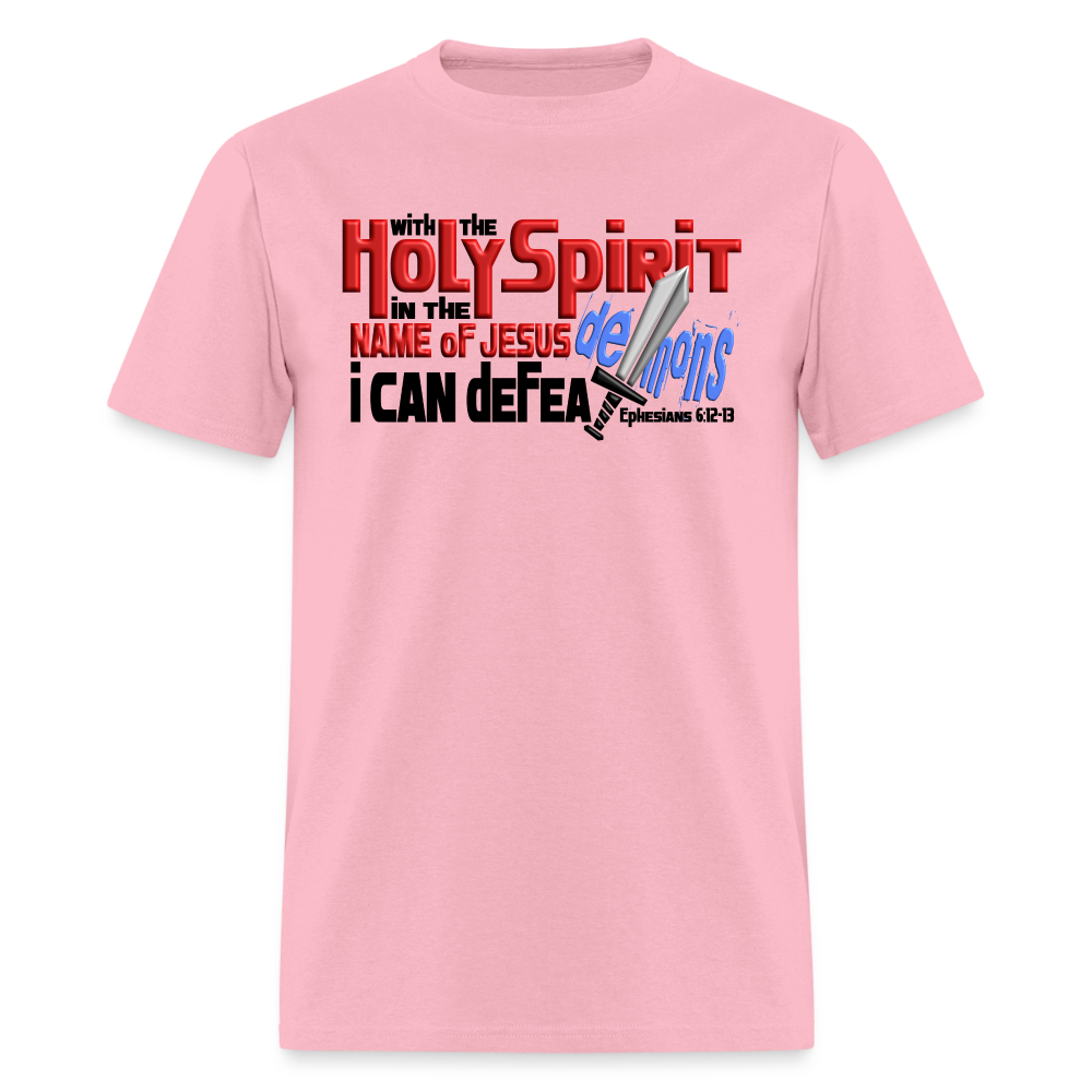 Holy Spirit Defeat Demons - pink