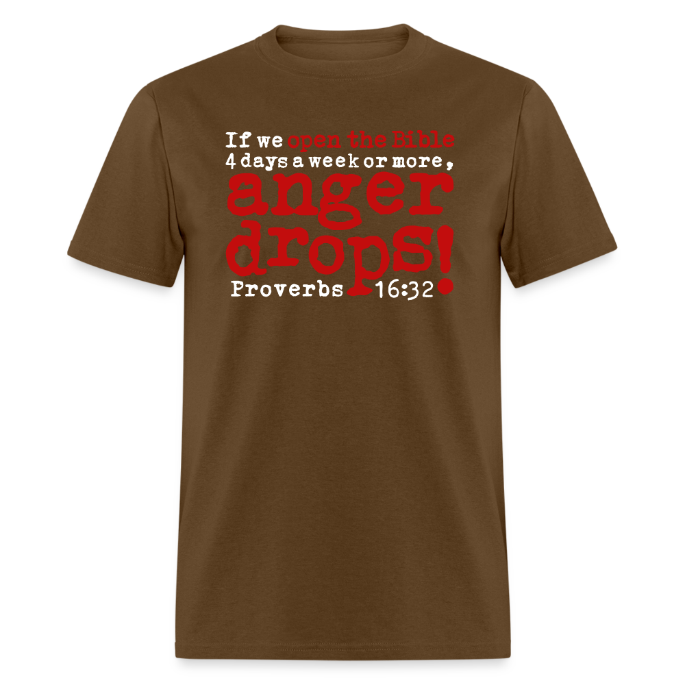 Open Bible Anger Drops - brown