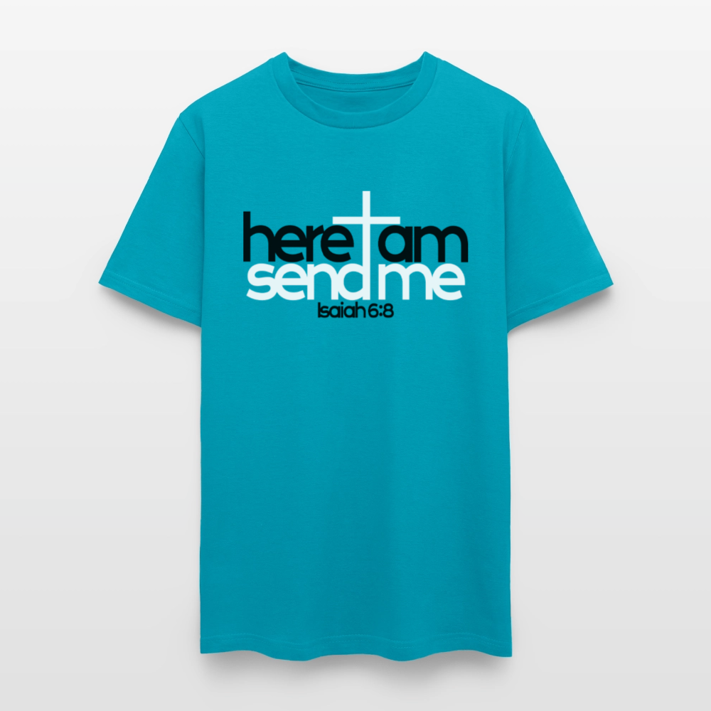 Here I am, send me - turquoise