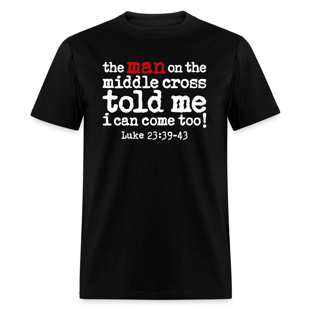 Man on the Middle Cross - black