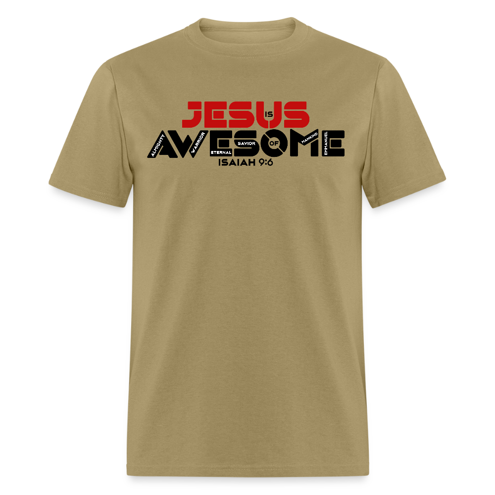 Jesus is Awesome - khaki