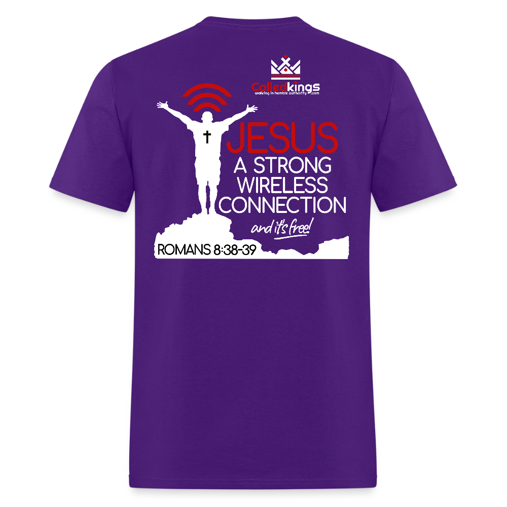 Jesus Strong Wireless Connection - purple