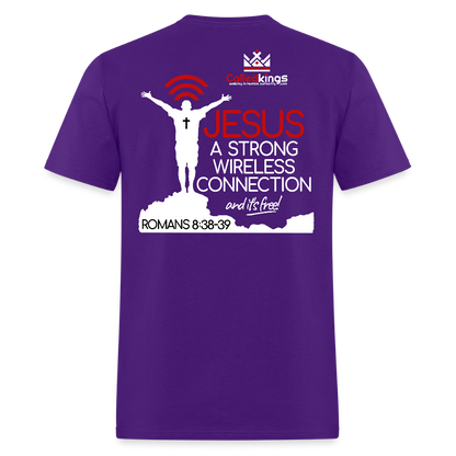 Jesus Strong Wireless Connection - purple