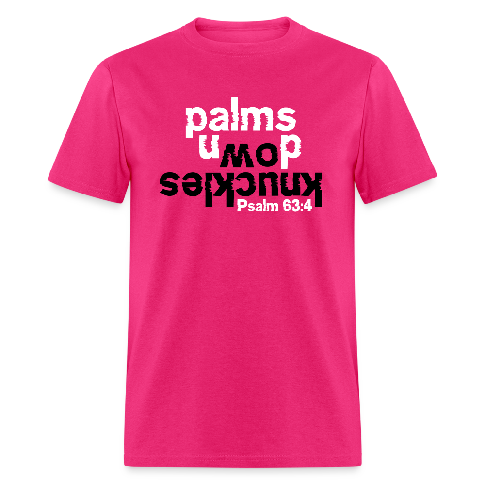 Knuckles Down Palms Up - fuchsia