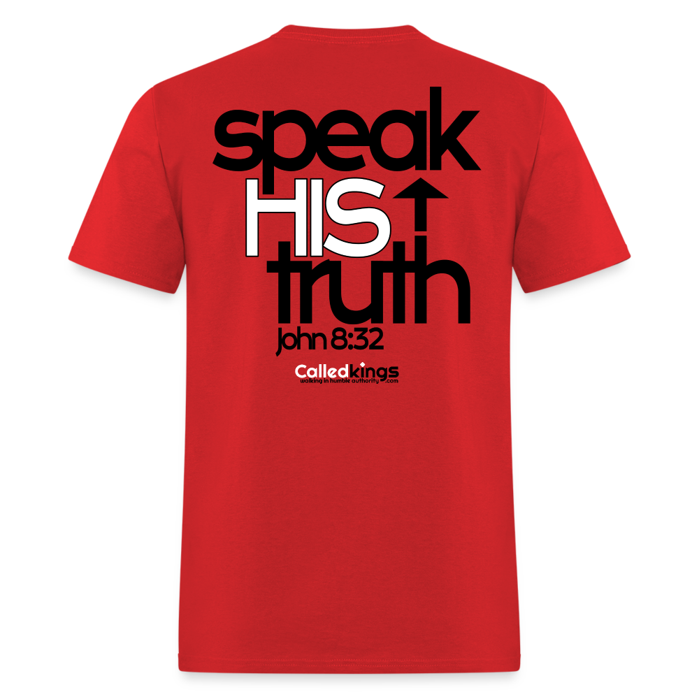 WTBSF? Speak His Truth - red