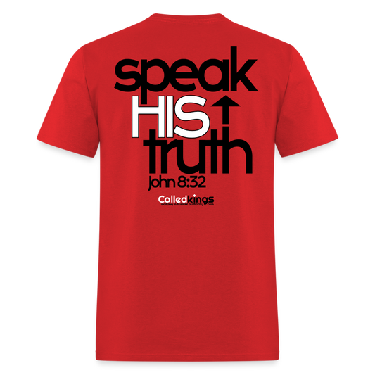 WTBSF? Speak His Truth - red