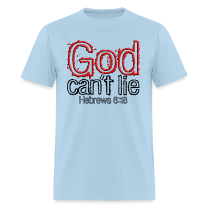 God Can't Lie - powder blue