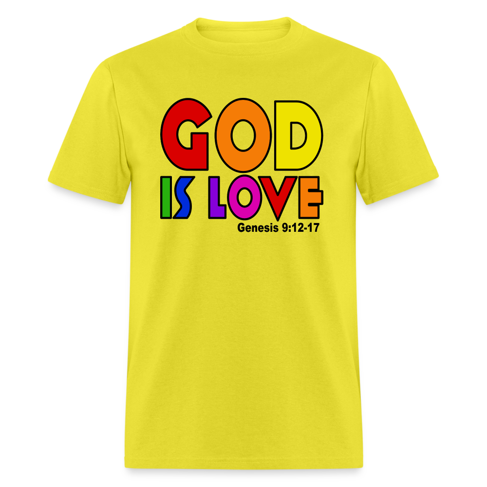 GOD is Love - yellow