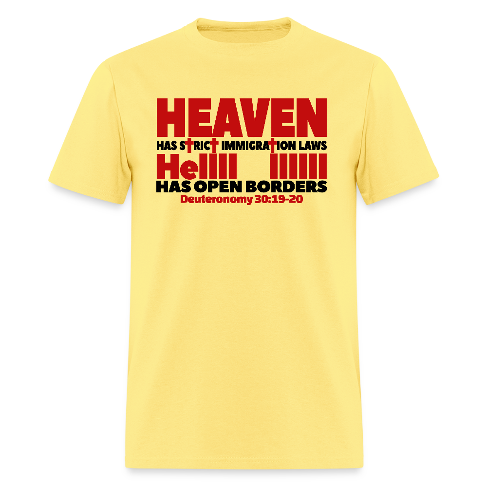 Heaven Has Strict Immigration Laws - cornsilk