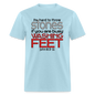 Throwing Stones or Washing Feet - powder blue