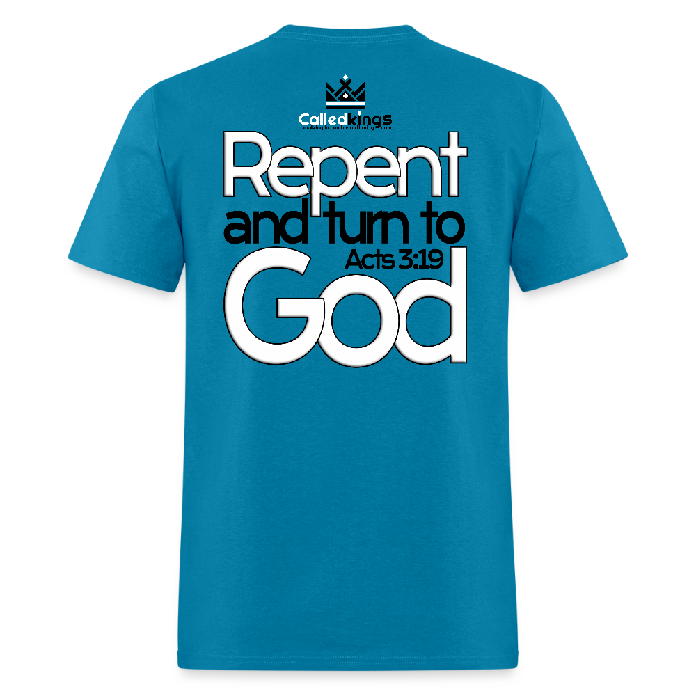 WTBSF? Repent and Turn to God - turquoise