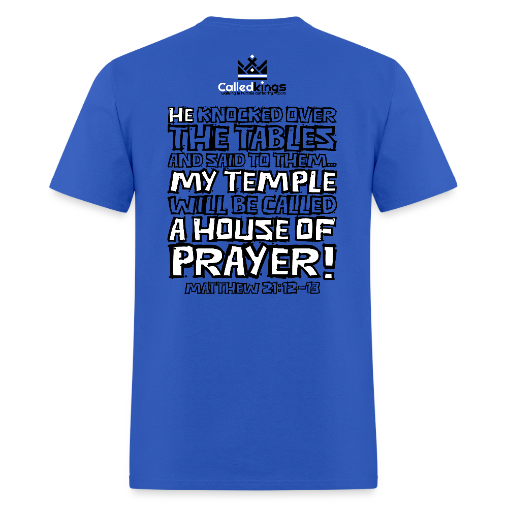 Jesus Flipped - royal blue