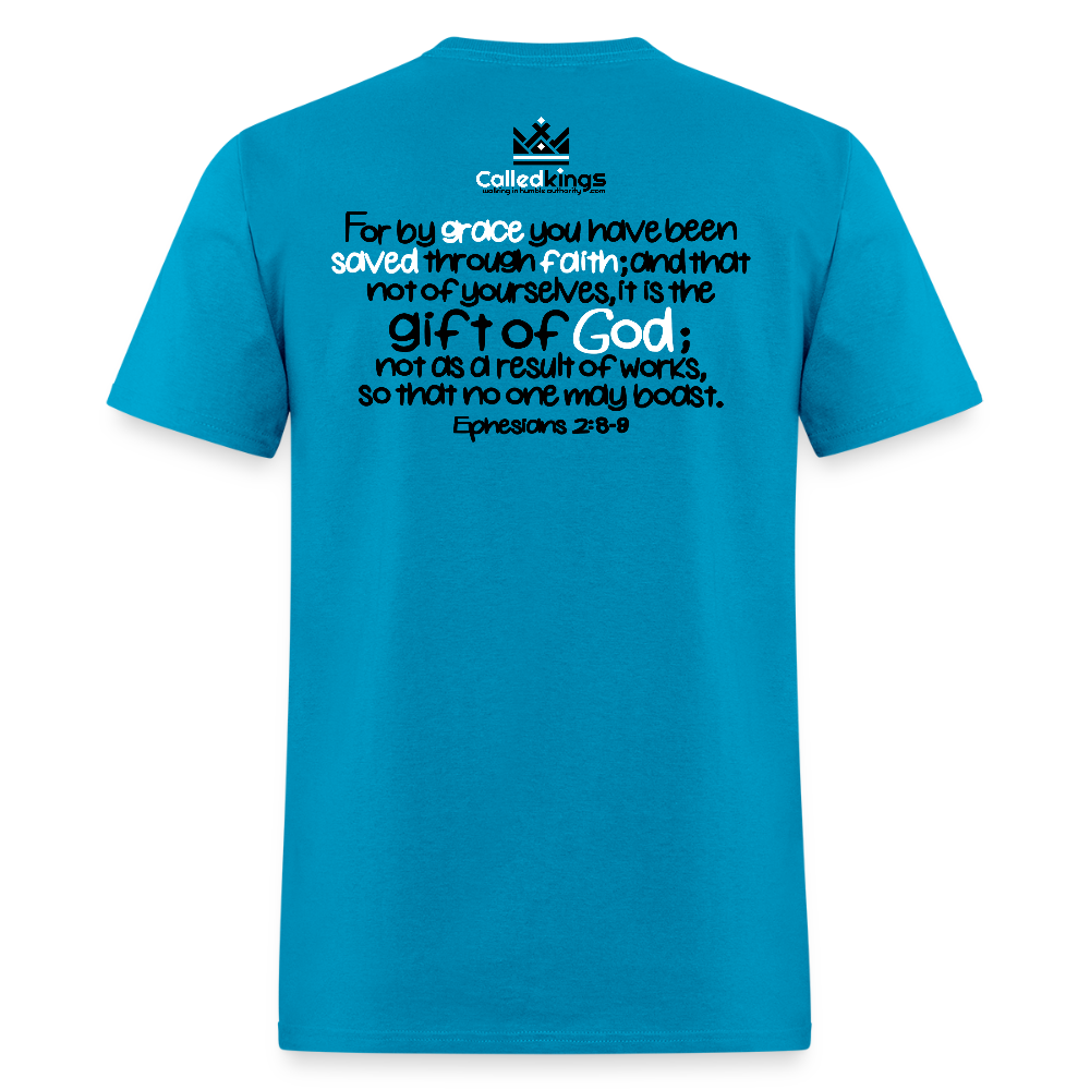 Only Thing We Contribute To Our Salvation - turquoise