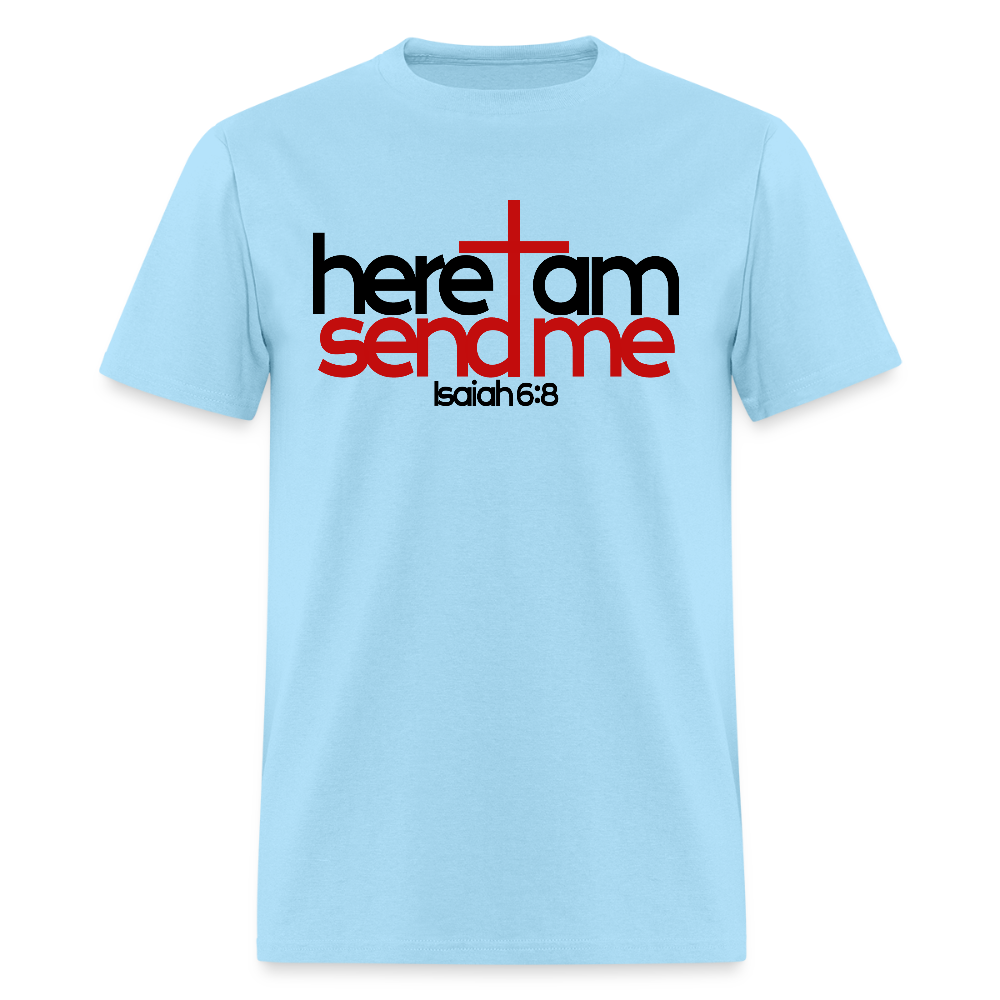 Here I am, send me - powder blue