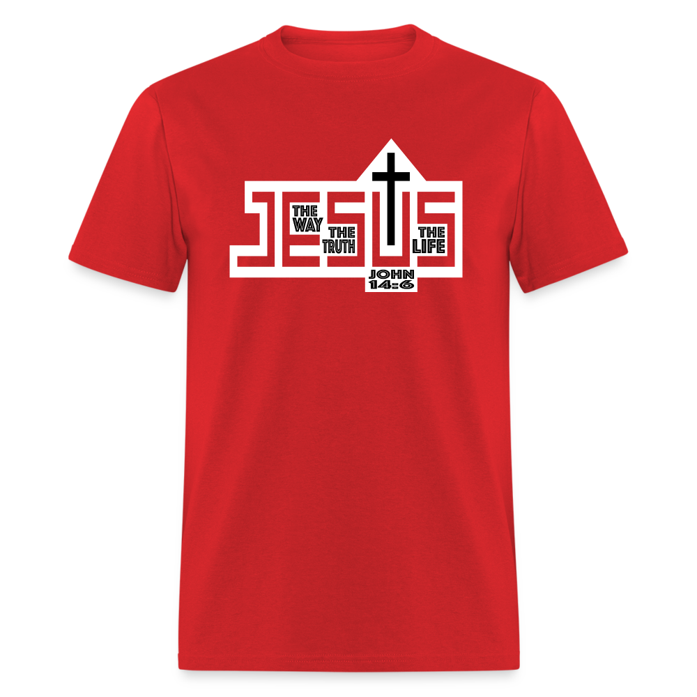 Jesus The Way Truth Life - red
