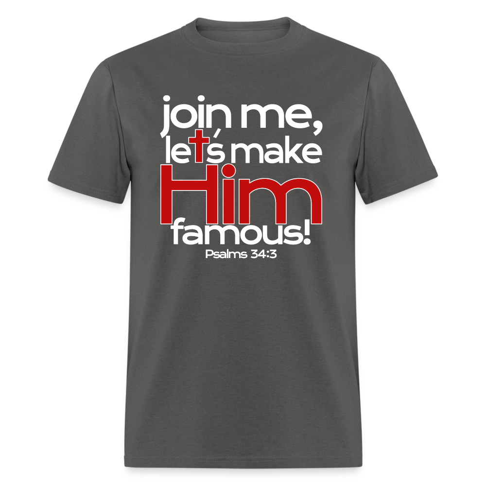 Let's Make Him Famous - charcoal