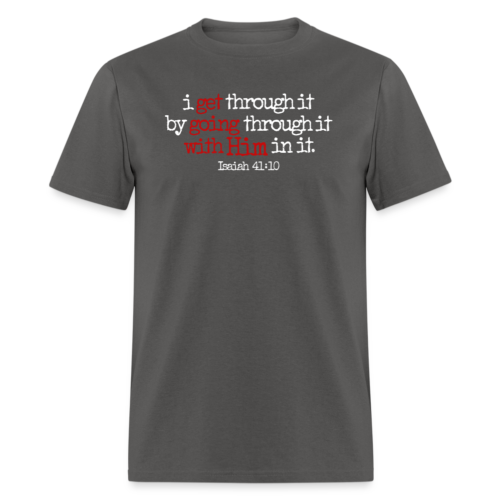 Get Going With Him - charcoal