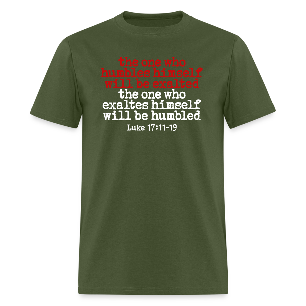 One Who Humbles Himself - military green