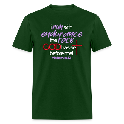 Run With Endurance - forest green