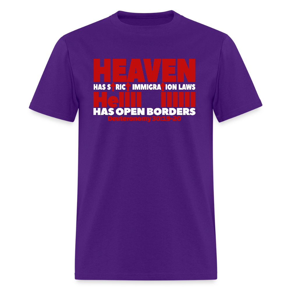 Heaven Has Strict Immigration Laws - purple