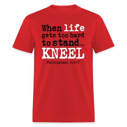 Kneel - red