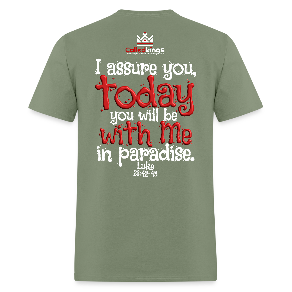 Jesus Remember me - military green