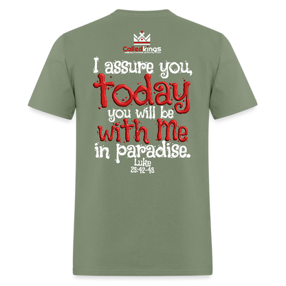 Jesus Remember me - military green