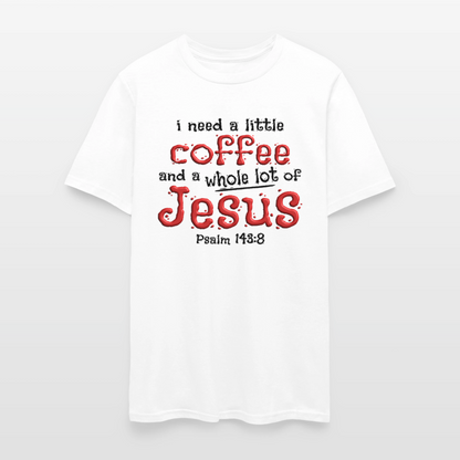 Coffee & Jesus - white