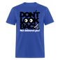 Don't Look Back - royal blue