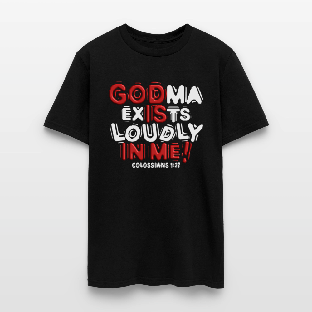 Godma Exists Loudly In Me - black