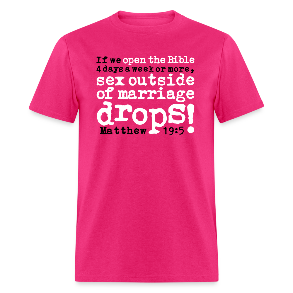 Open Bible Sex Outside of Marriage Drops - fuchsia